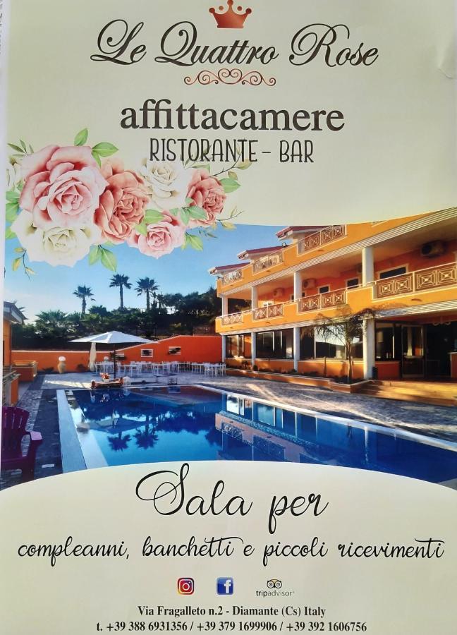 Le Quattro Rose Hotel Diamante Luaran gambar